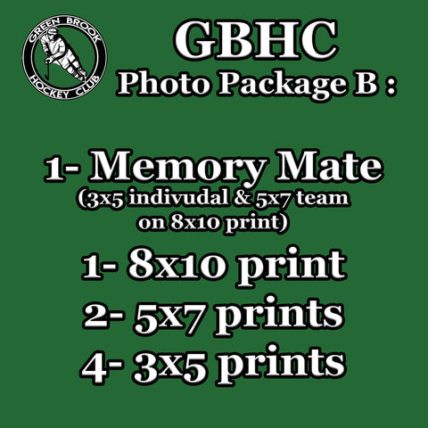 GBHC Sports Photo Package B