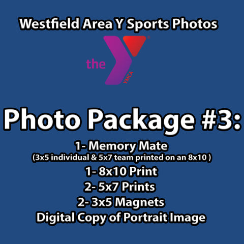 Westfield YMCA Sports Photo Package #3