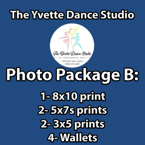 The Yvette Dance Studio  Dance Photo Package B