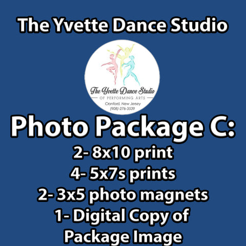 The Yvette Dance Studio Dance Photo Package C