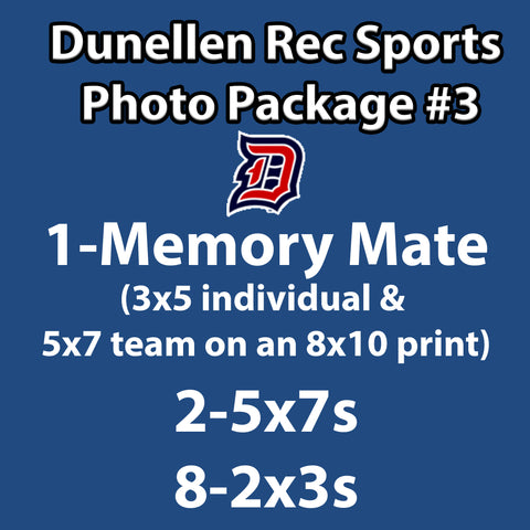 Dunellen Rec Sports Photo Package #3